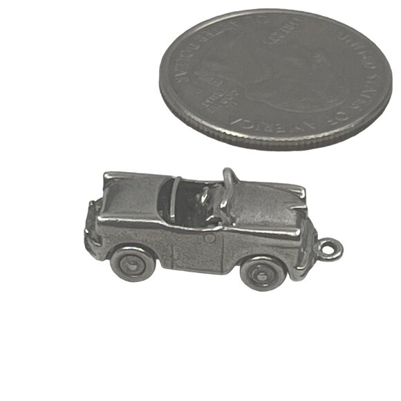 Vintage Sterling Silver Convertible Car Charm - Picture 4 of 6